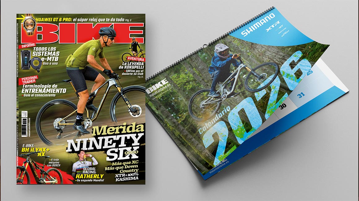 Nuevo número de la revista BIKE con el calendario Shimano 2026 de regalo