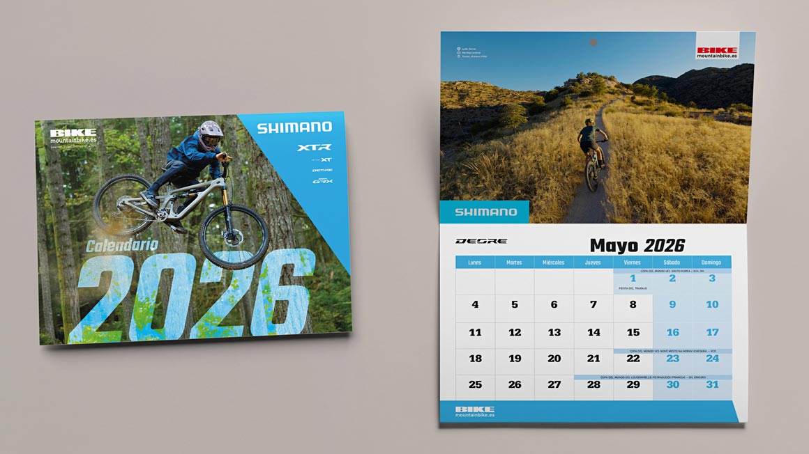 Nuevo número de la revista BIKE con el calendario Shimano 2026 de regalo